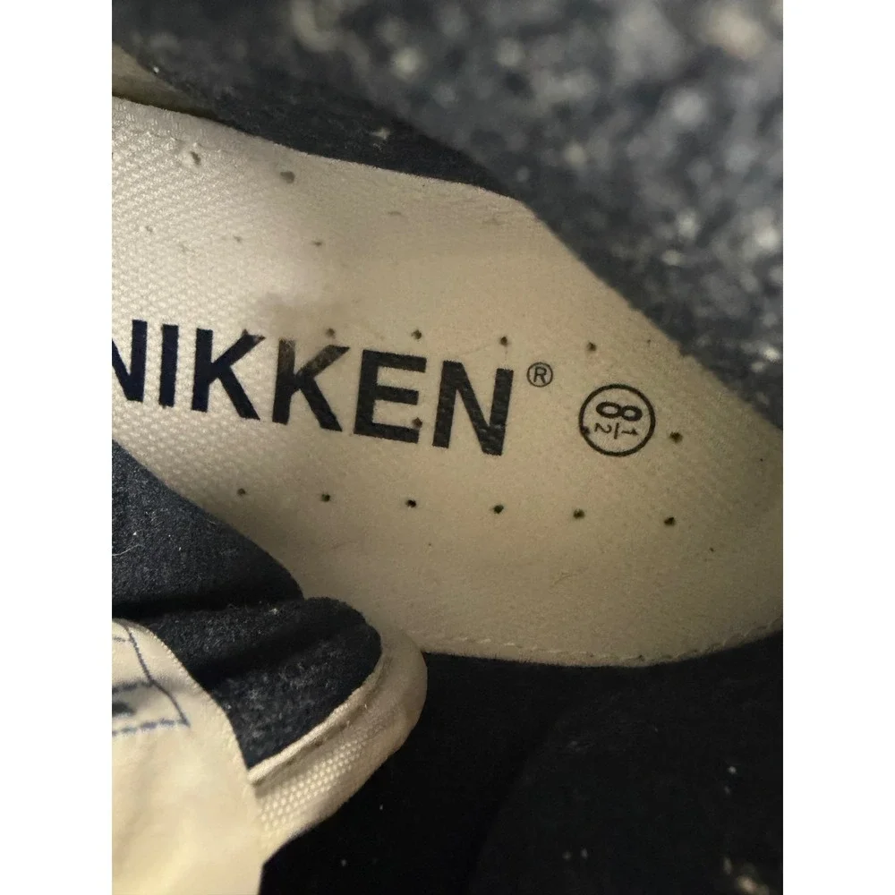Vintage Nikken CardioStrides Weighted Walking Shoes White Leather Women's 8.5